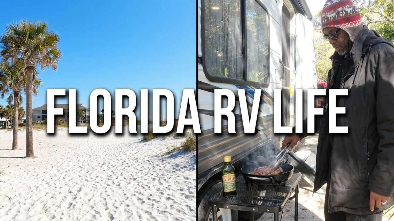 Florida RV Life  Anastasia State Park Campground Tour Beach & Healthy Meal  St Augustine 2026
