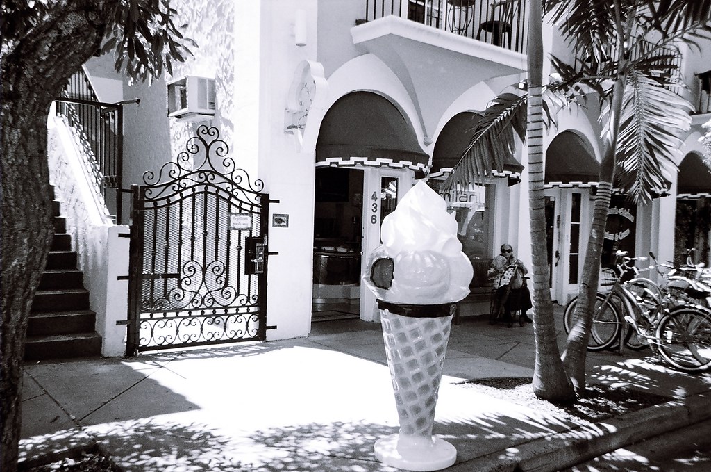 Ice Cream Cone Garbage Can