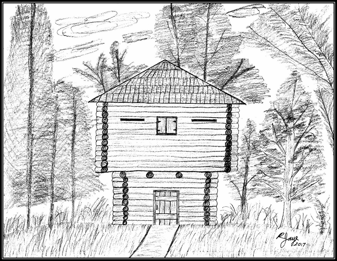 Fort Fulton - Second Seminole War Fort (artist's depiction)