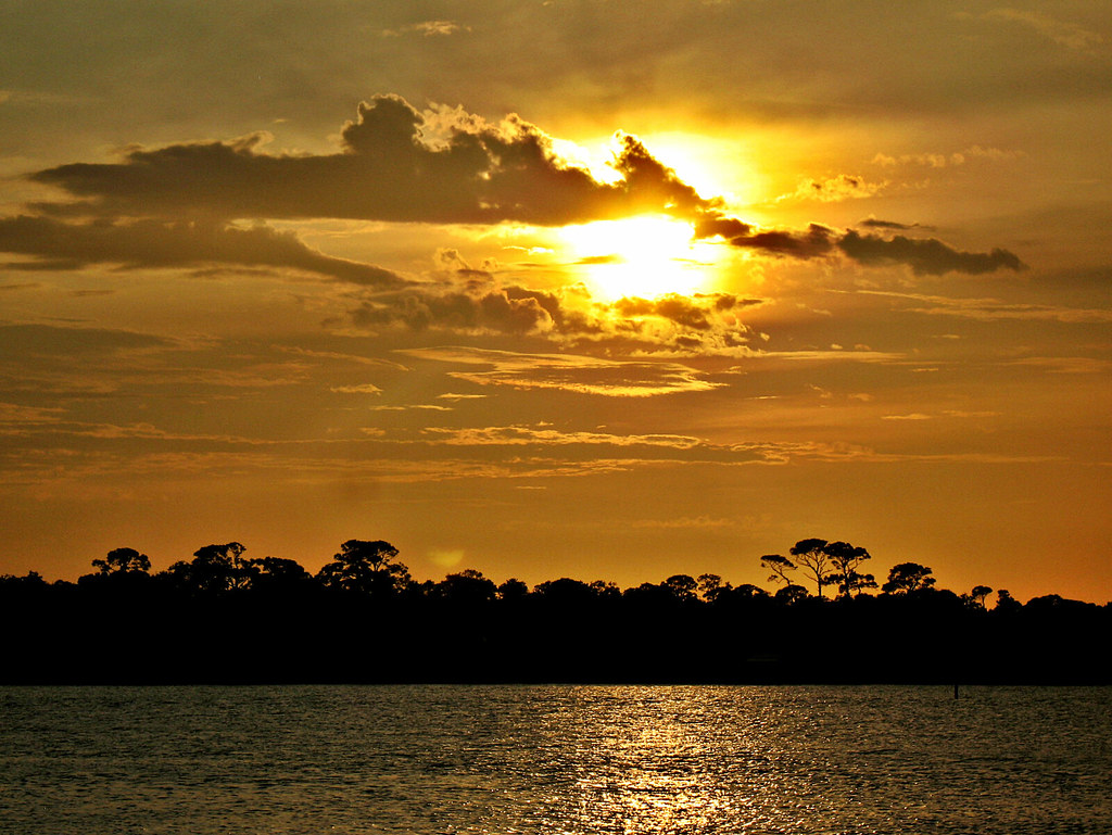 Silhouette over Halifax River